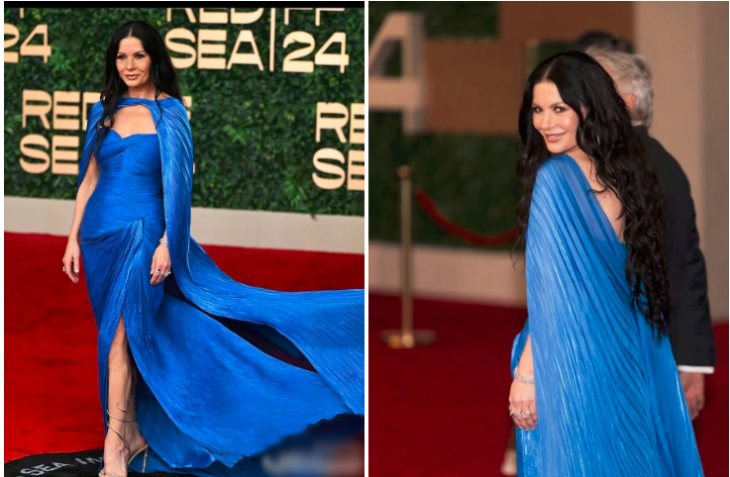 Нагледен урок по стил изнесе Катрин Зита Джоунс на откриващата церемония