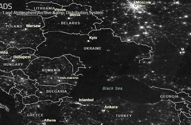 Nasa разпространи снимки от космоса на които е заснет континентът