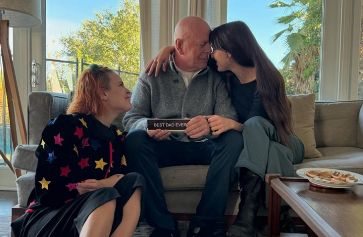 Отдавна близките на Брус Уилис не бяха споделяли негови снимки 69 годишният