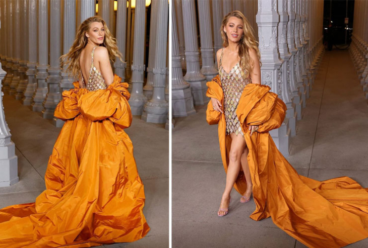 Впечатляваща беше актрисата Блейк Лайвли за гала вечерта на Музея