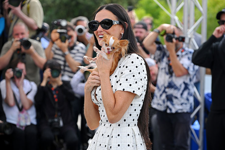 Деми Мур е в Кан по повод премиерата на филма