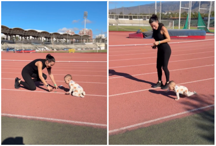 Българската лекоатлетка Ивет Лалрова сподели с хилядите си почитатели в