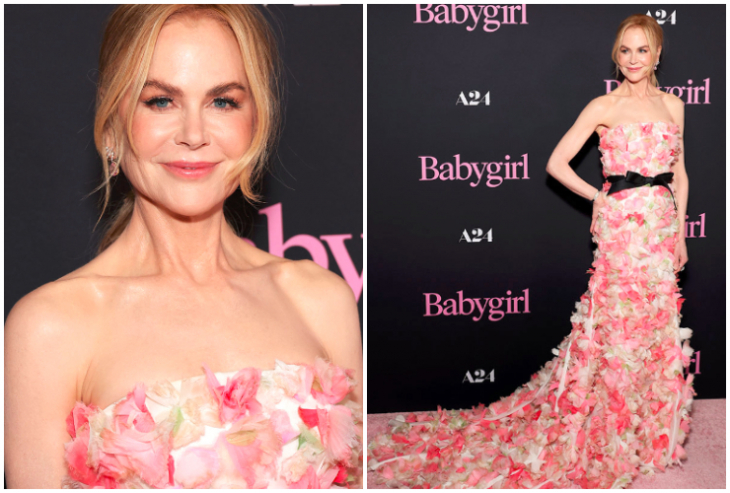 Никол Кидман бе истинска розова феерия за премиерата на филма