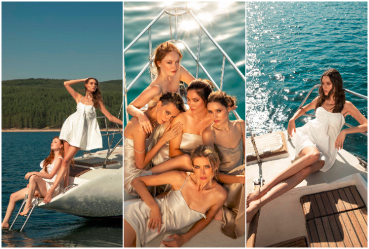 За да разкажем тази лятна история събрахме на една яхта